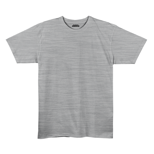 Grey Melange Unisex Regular Fit Tshirt - BURBENT®