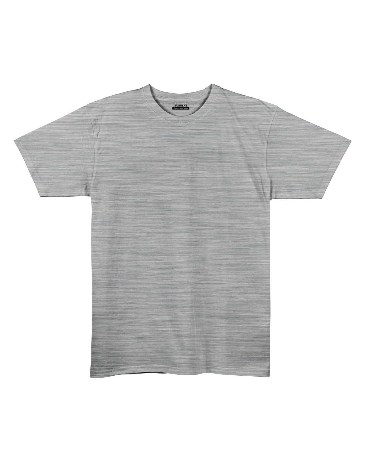 Grey Melange Classic Unisex Cotton T-Shirt - BURBENT®