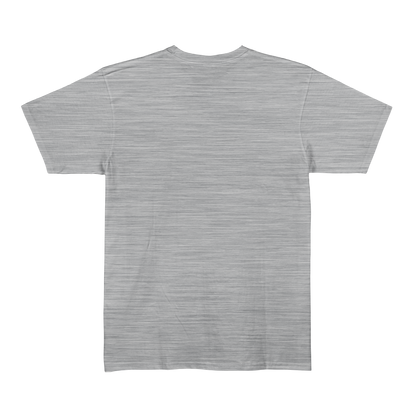 Grey Melange Unisex Regular Fit Tshirt - BURBENT®