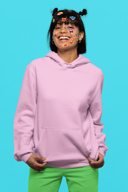 Baby Pink Unisex Sweatshirt Hoodie - BURBENT®