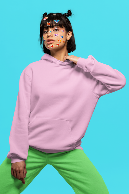 Baby Pink Unisex Sweatshirt Hoodie - BURBENT®