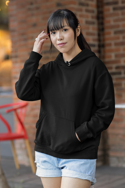 Black Unisex Sweatshirt Hoodie - BURBENT®