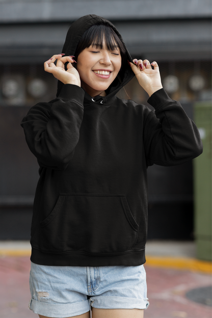 Black Unisex Sweatshirt Hoodie - BURBENT®