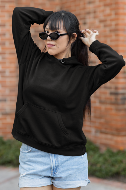 Black Unisex Sweatshirt Hoodie - BURBENT®