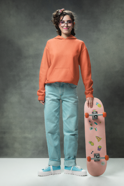 Coral Unisex Sweatshirt Hoodie - BURBENT®