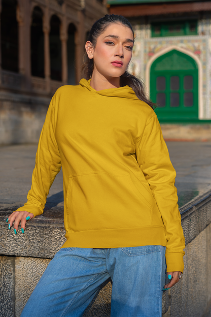 Mustard Yellow Unisex Sweatshirt Hoodie - BURBENT®