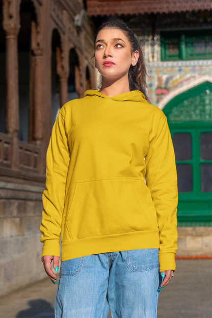 Mustard Yellow Unisex Sweatshirt Hoodie - BURBENT®