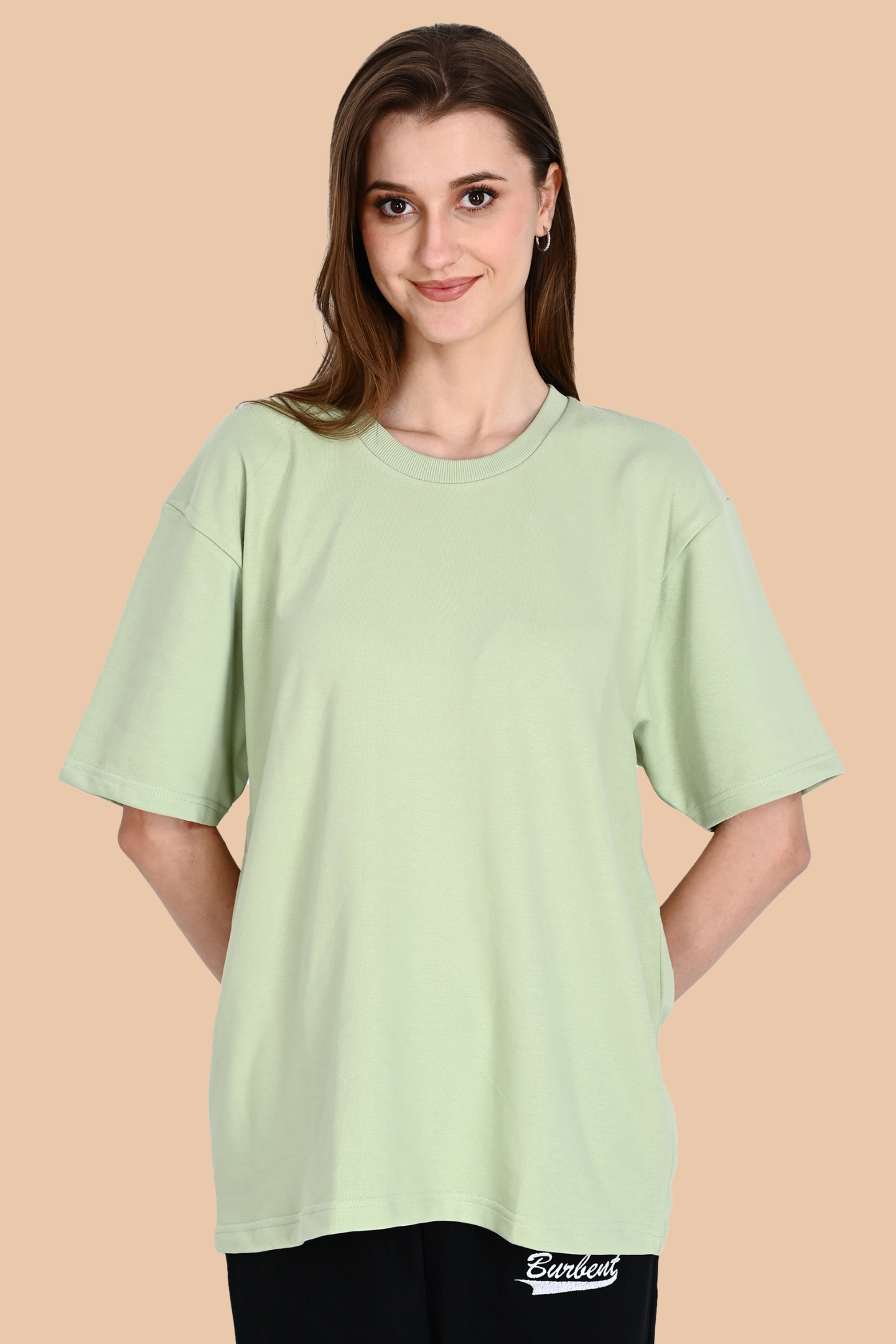 Jade Green Unisex Oversized French Terry T-Shirt