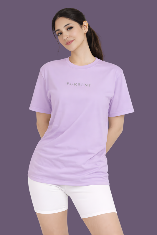 Lavender Oversized French Terry Unisex T-Shirt
