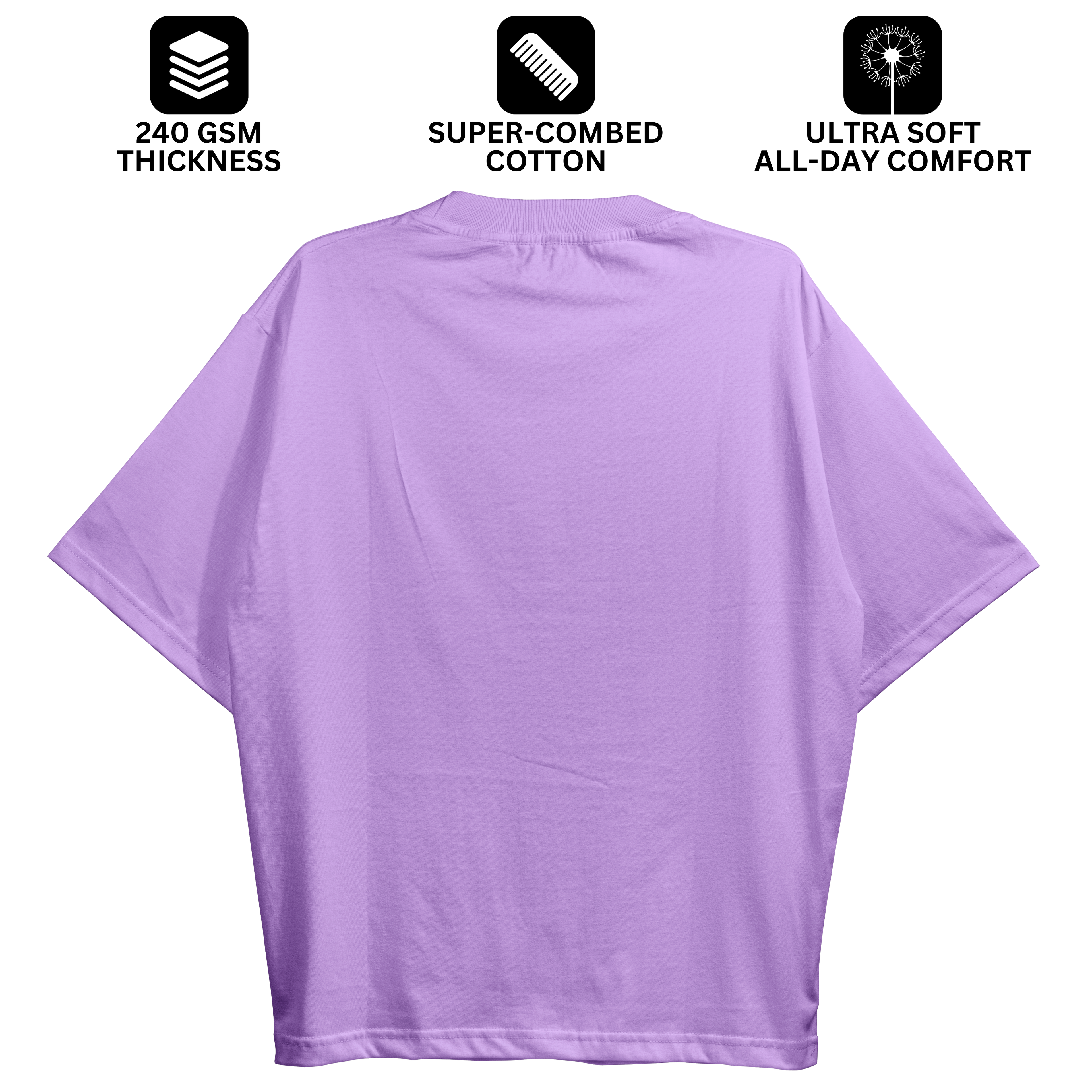 Lavender Oversized Fit Unisex Tshirt