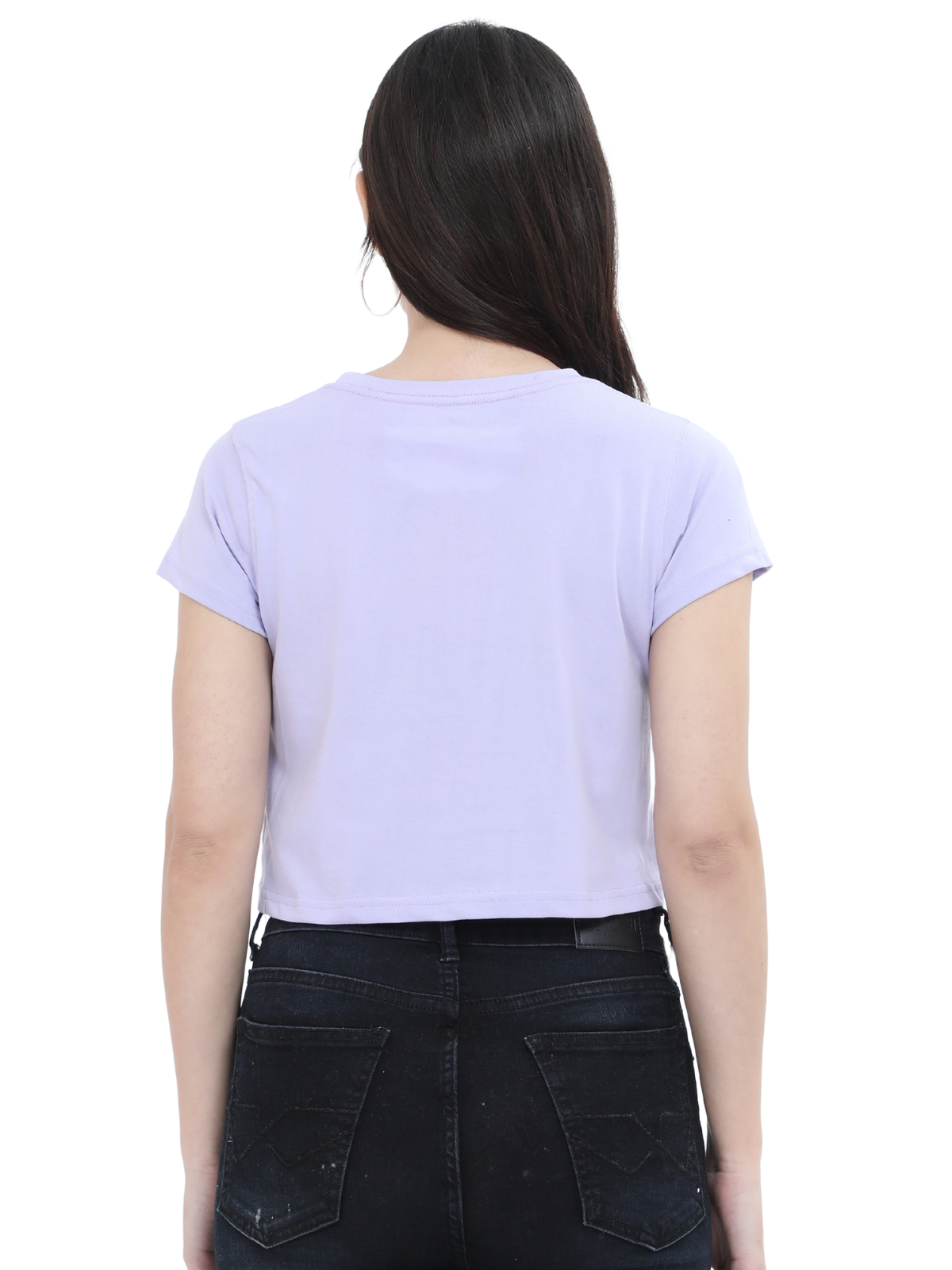 Lavender Crop Tshirt for Women - BURBENT®