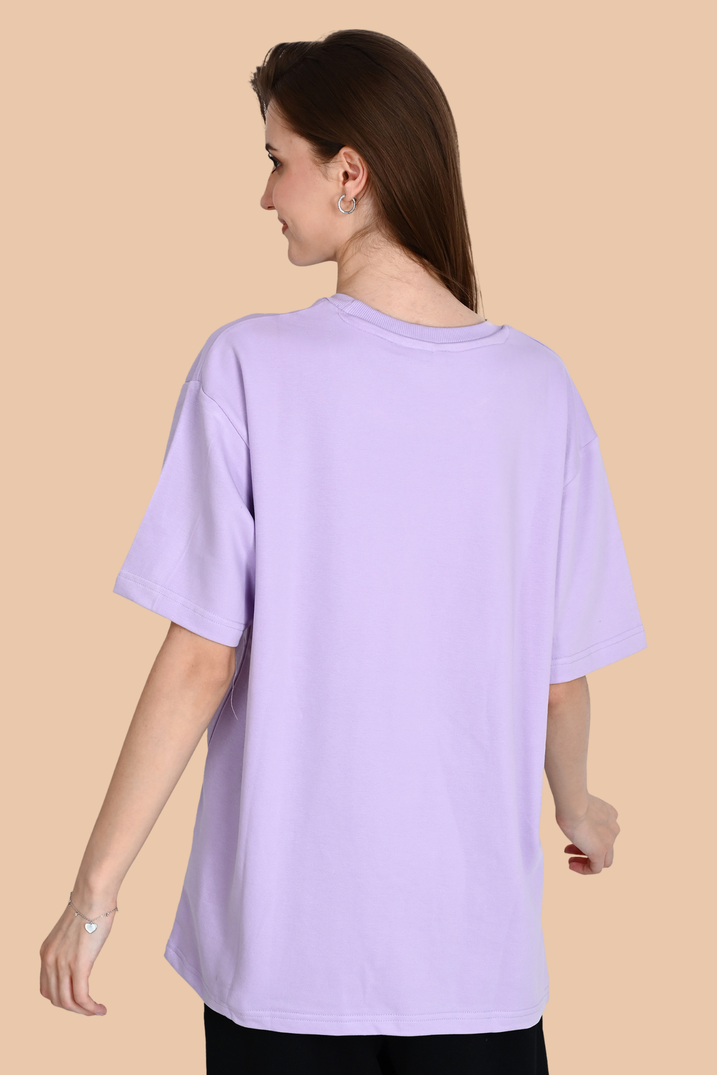 Lavender Unisex Oversized French Terry T-Shirt