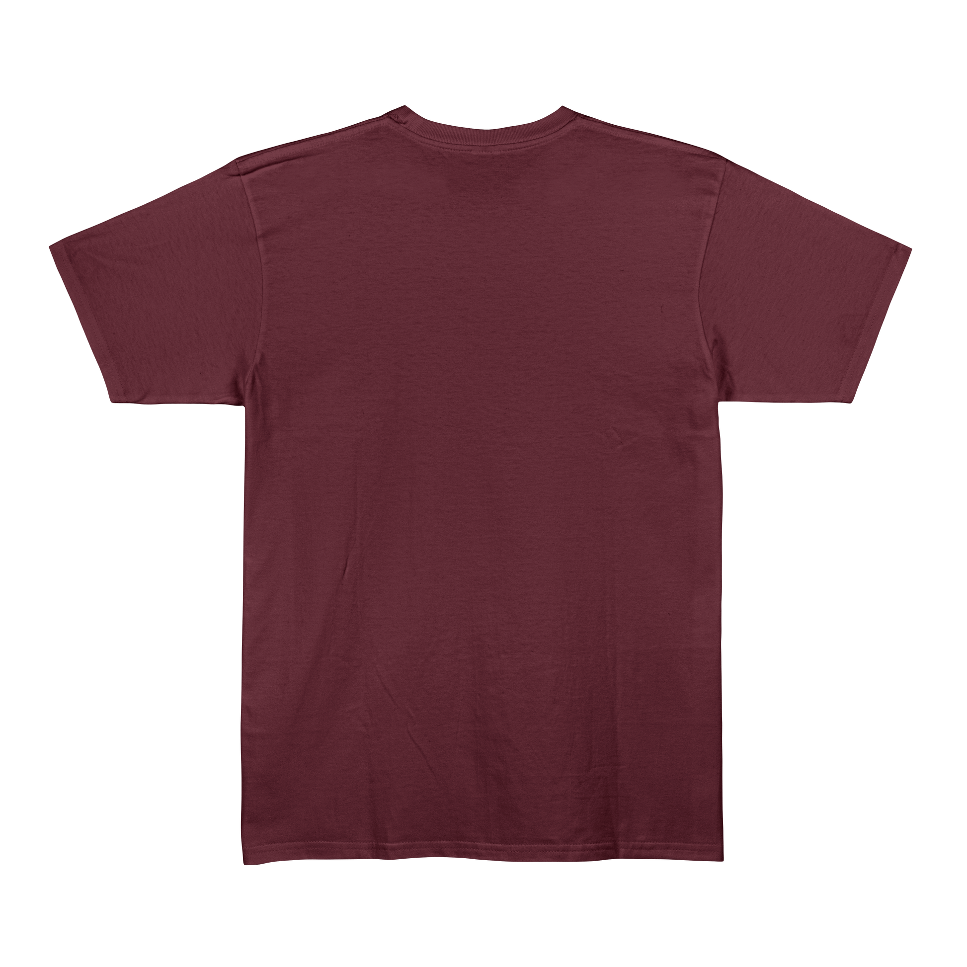 Maroon Unisex Regular Fit Tshirt - BURBENT®