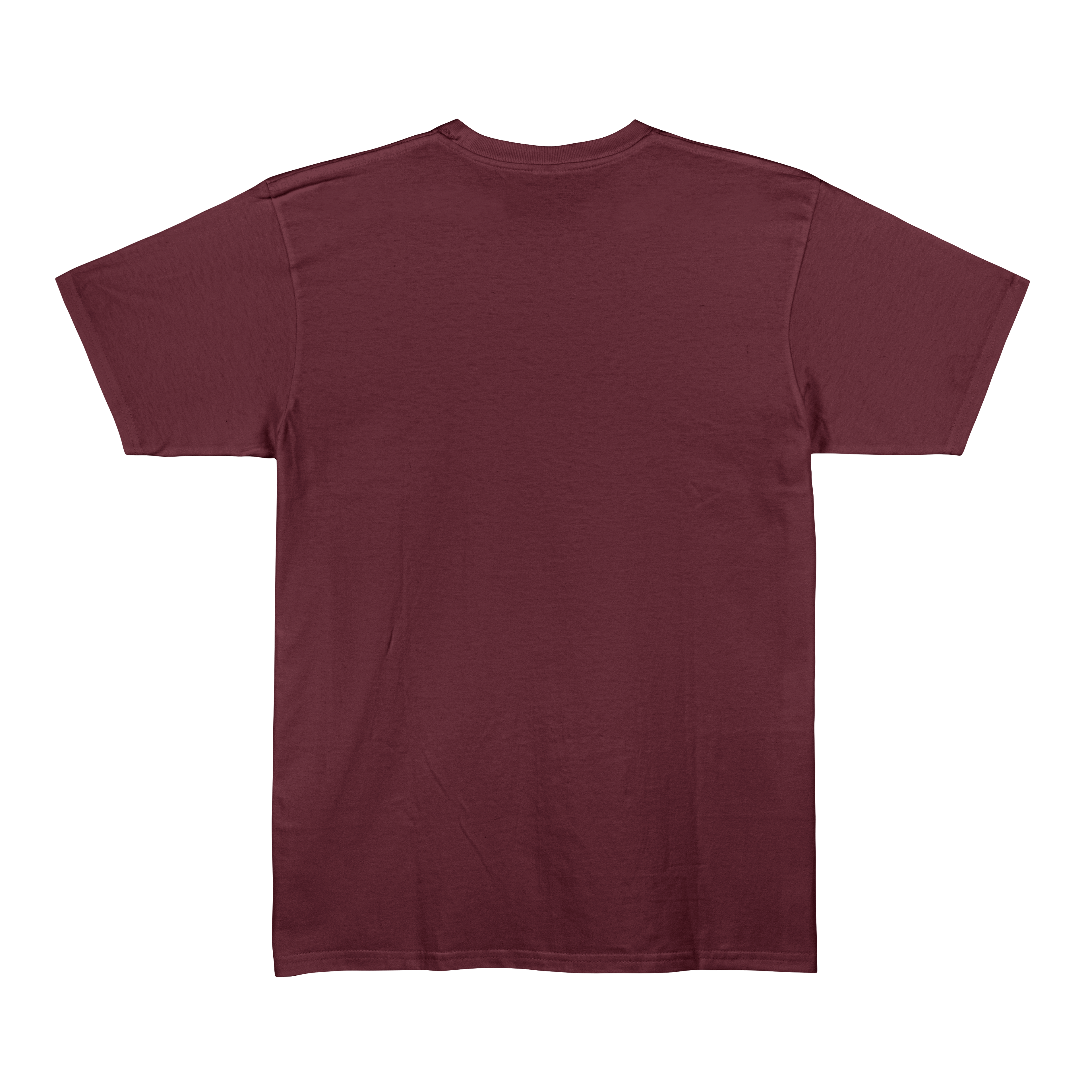 Maroon Unisex Regular Fit Tshirt - BURBENT®