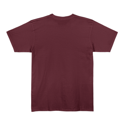 Maroon Unisex Regular Fit Tshirt - BURBENT®