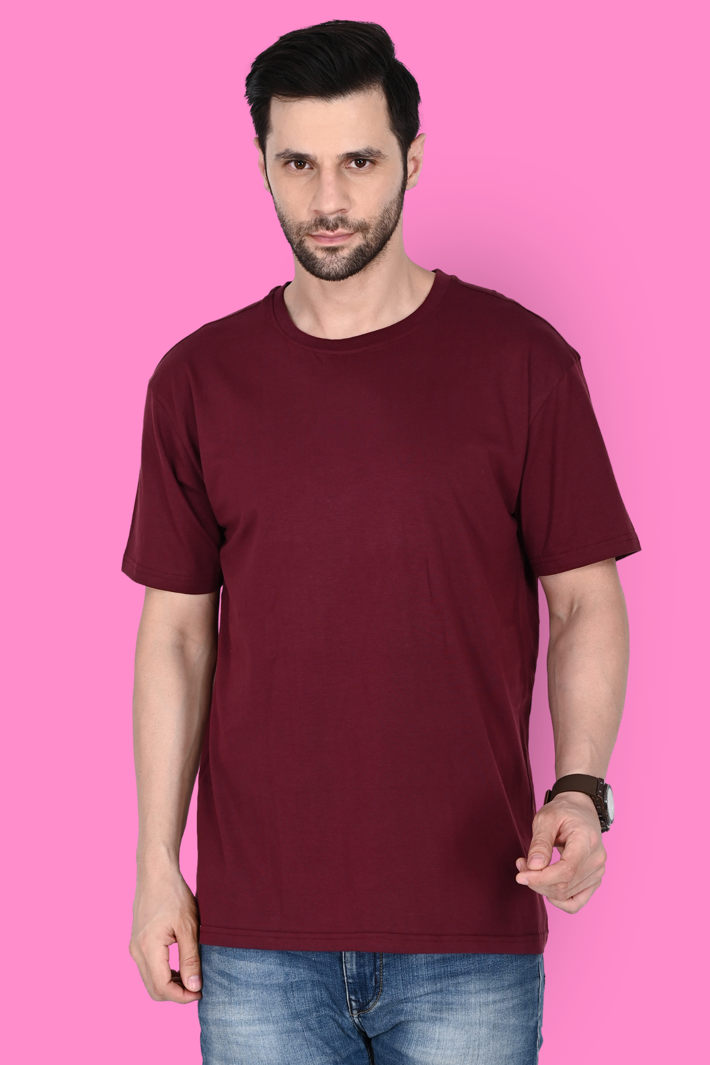 Maroon Unisex Supima® Cotton T-shirt