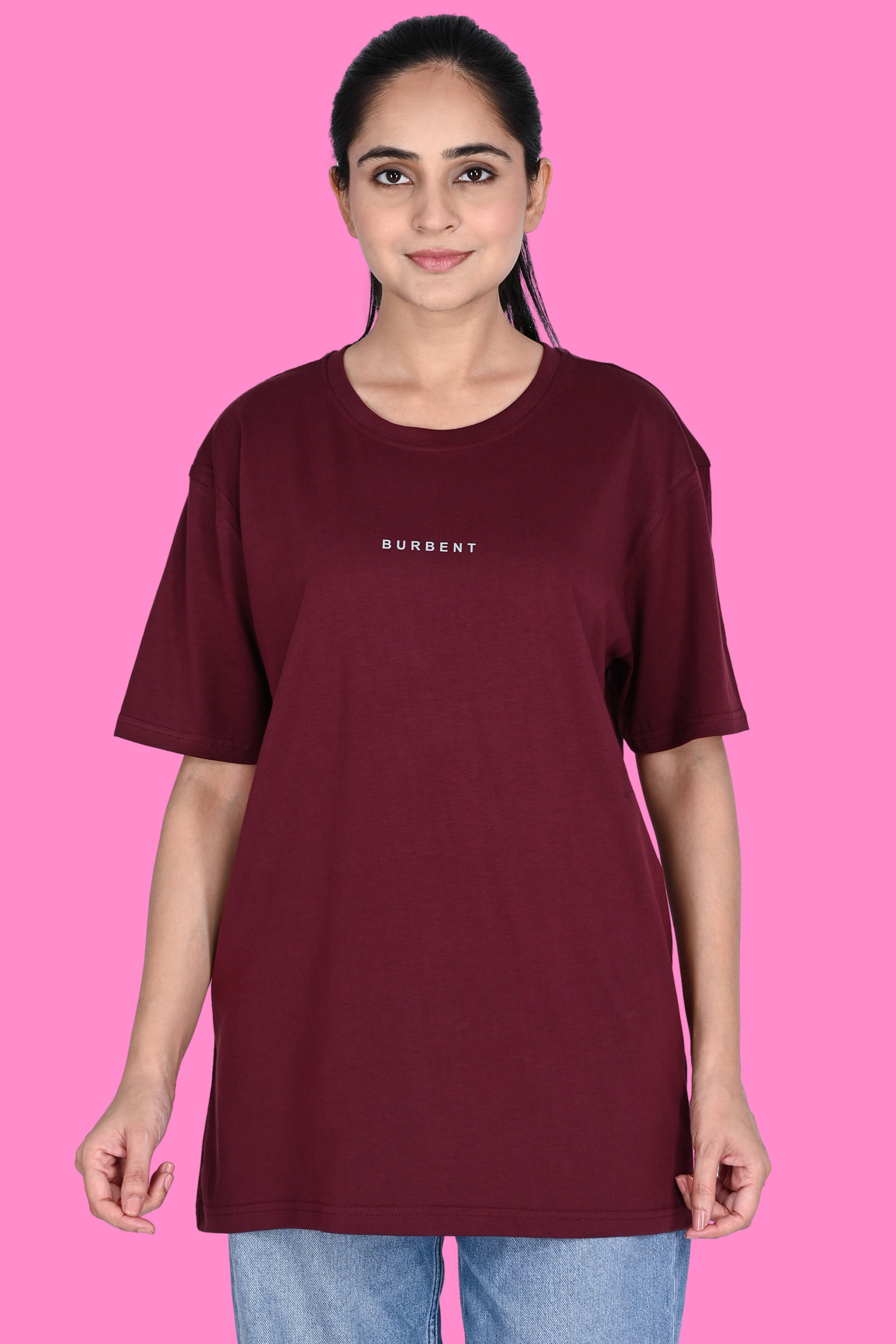 Maroon Supima® Cotton T-shirt - BURBENT®