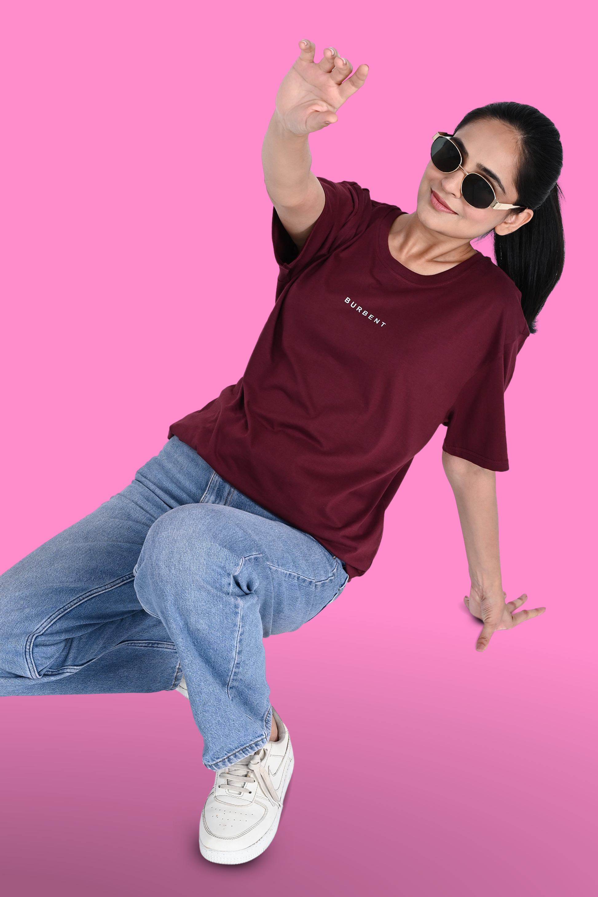 Maroon Supima® Cotton T-shirt - BURBENT®