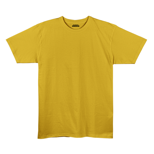 Mustard Unisex Regular Fit Tshirt - BURBENT®