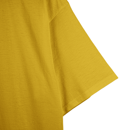 Mustard Unisex Regular Fit Tshirt - BURBENT®