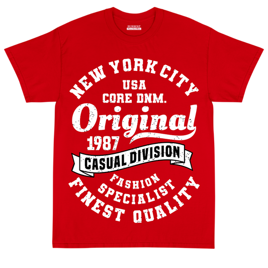 Red Original 1987 Casual Division Unisex T-Shirt