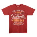 San Francisco Vintage '45 Premium Red Tee