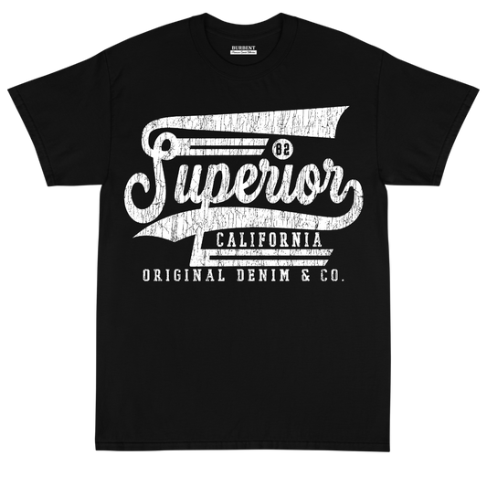 Black Superior California Unisex Premium Cotton T-Shirt