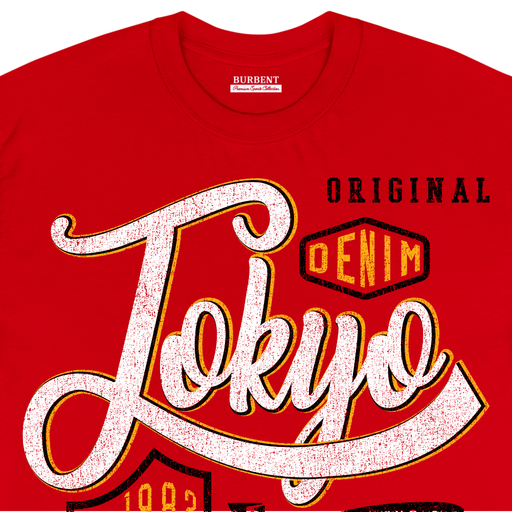 Tokyo Denim Original Graphic Unisex Premium T-Shirt