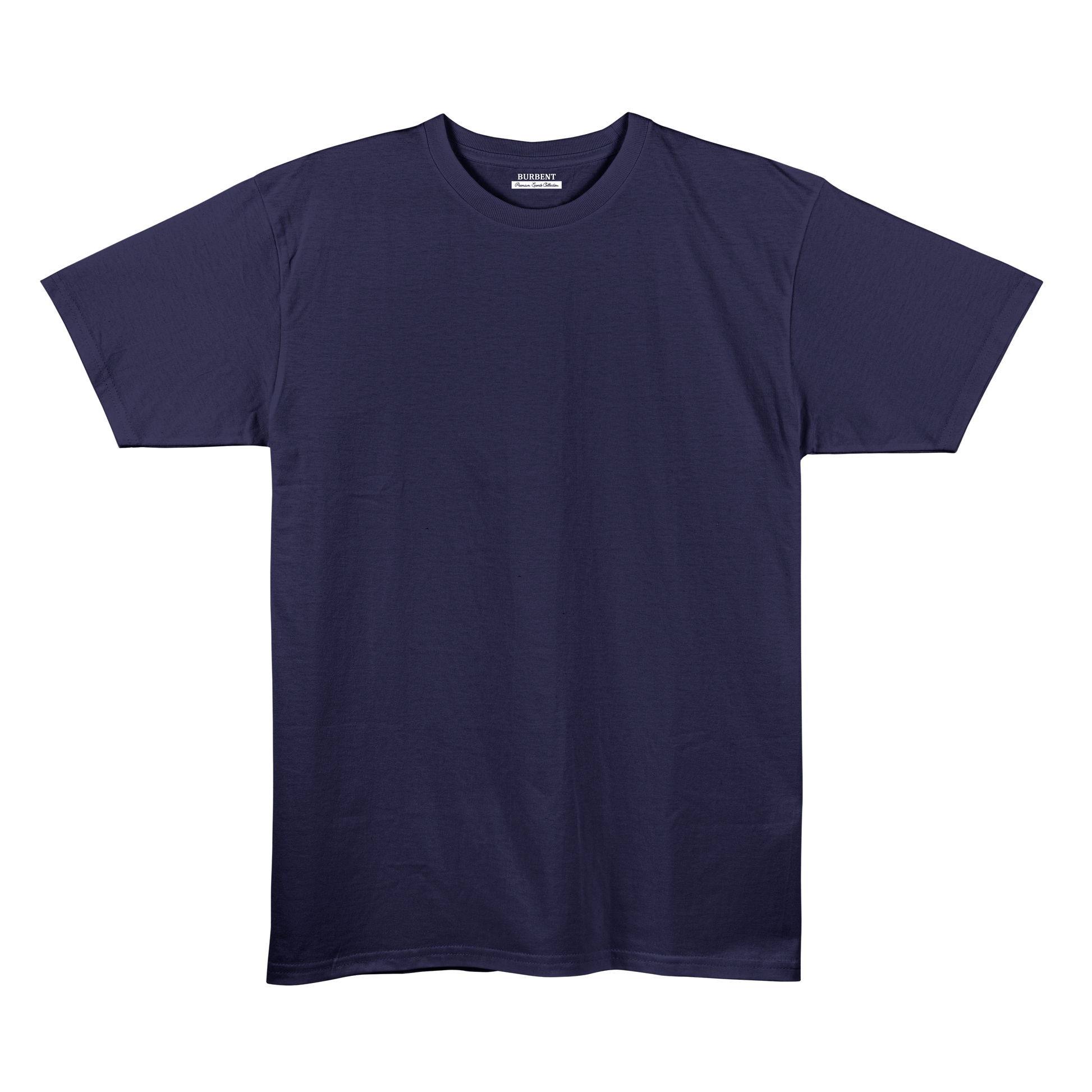 Navy Blue Unisex Regular Fit Tshirt – BURBENT® - Main Image