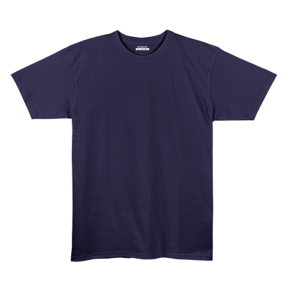 Navy Blue Unisex Regular Fit Tshirt - BURBENT®
