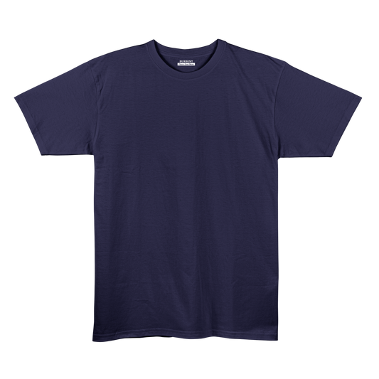 Navy Blue Unisex Regular Fit Tshirt - BURBENT®
