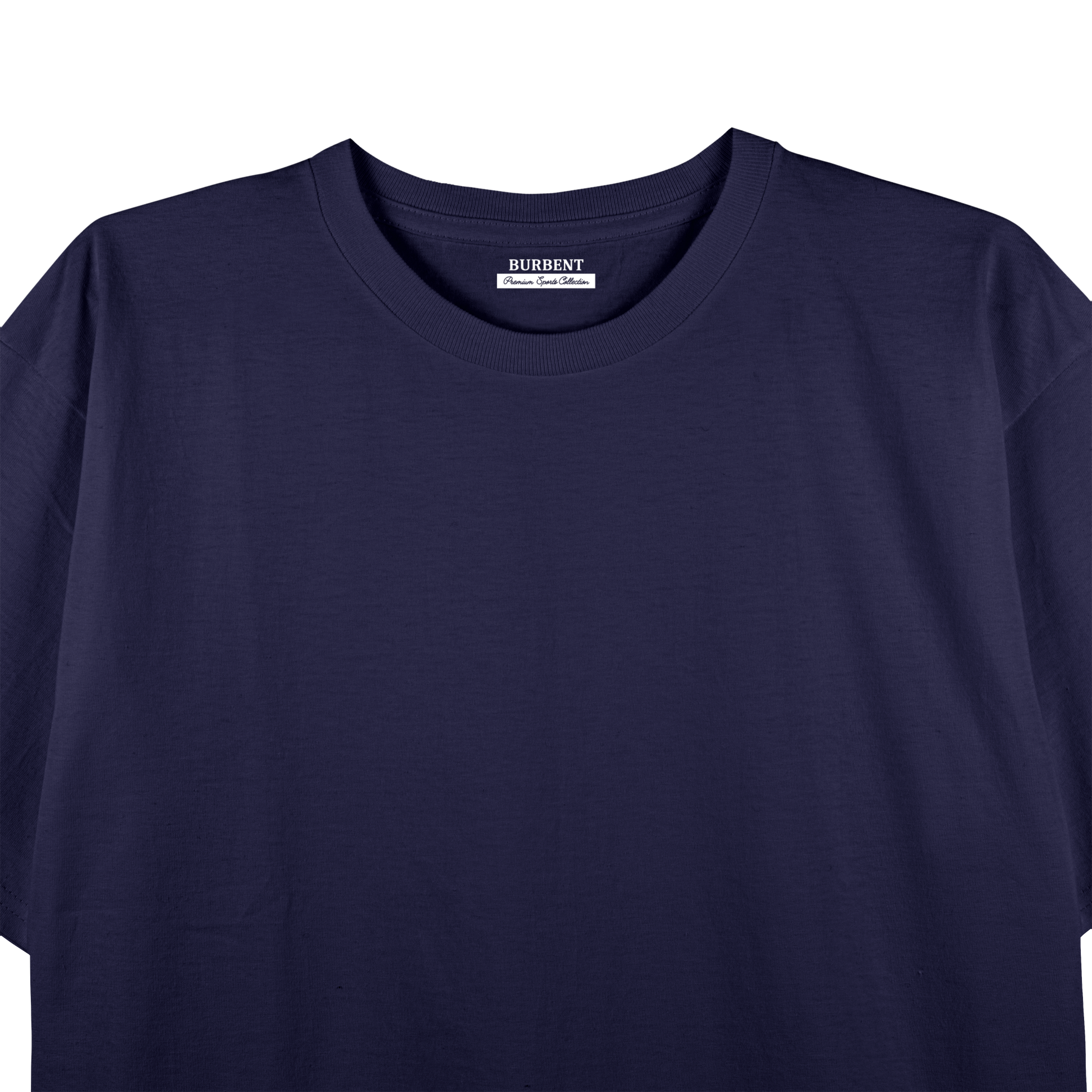 Navy Blue Unisex Regular Fit Tshirt - BURBENT®