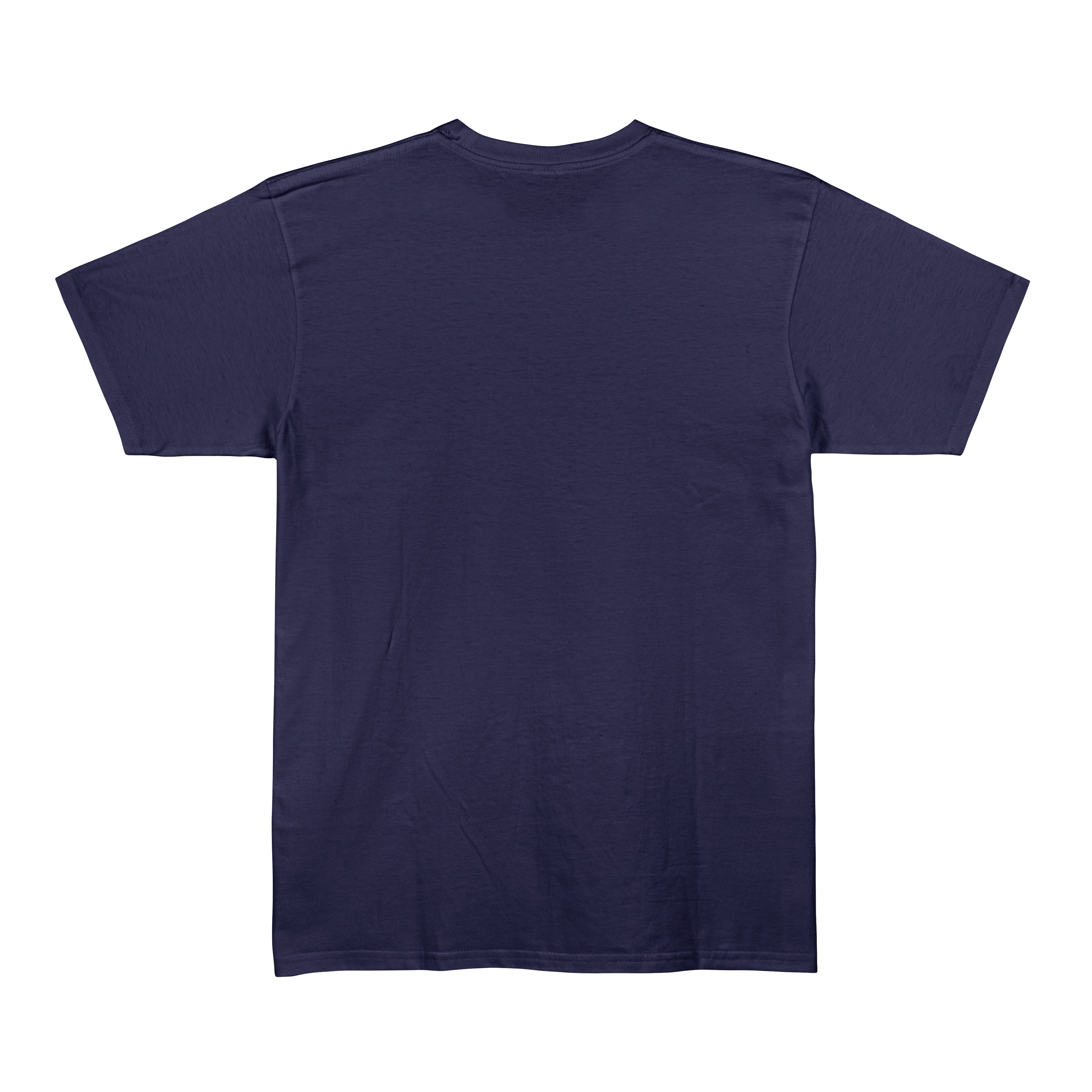 Navy Blue Unisex Regular Fit Tshirt - BURBENT®