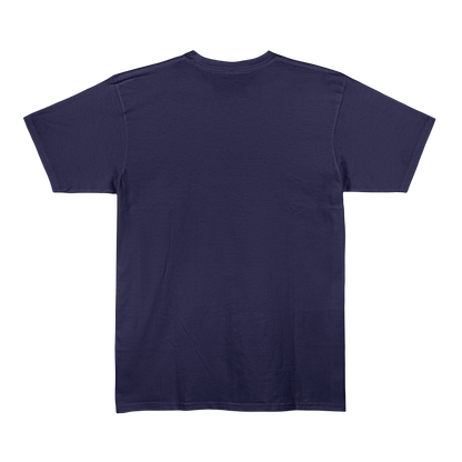 Navy Blue Unisex Regular Fit Tshirt - BURBENT®