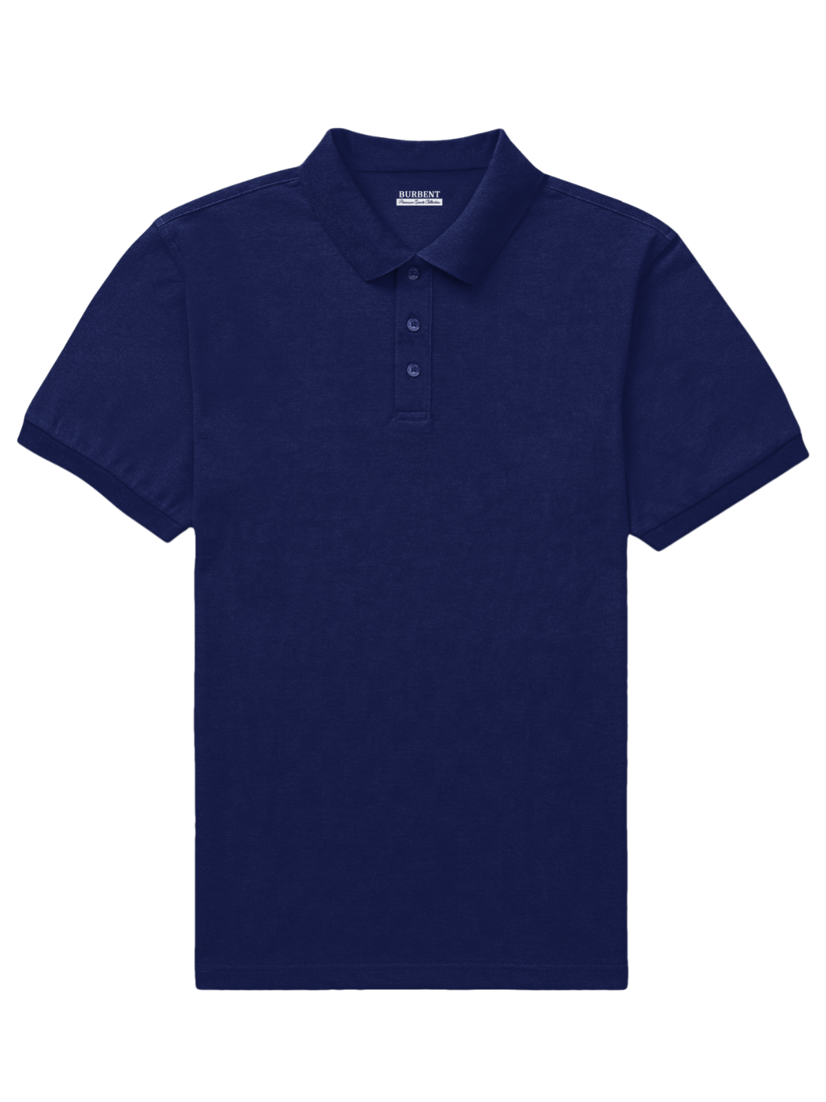 Navy Blue Polo for Men - BURBENT®