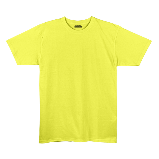 Neon Yellow Unisex Regular Fit Tshirt - BURBENT®