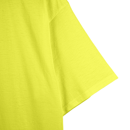 Neon Yellow Unisex Regular Fit Tshirt - BURBENT®