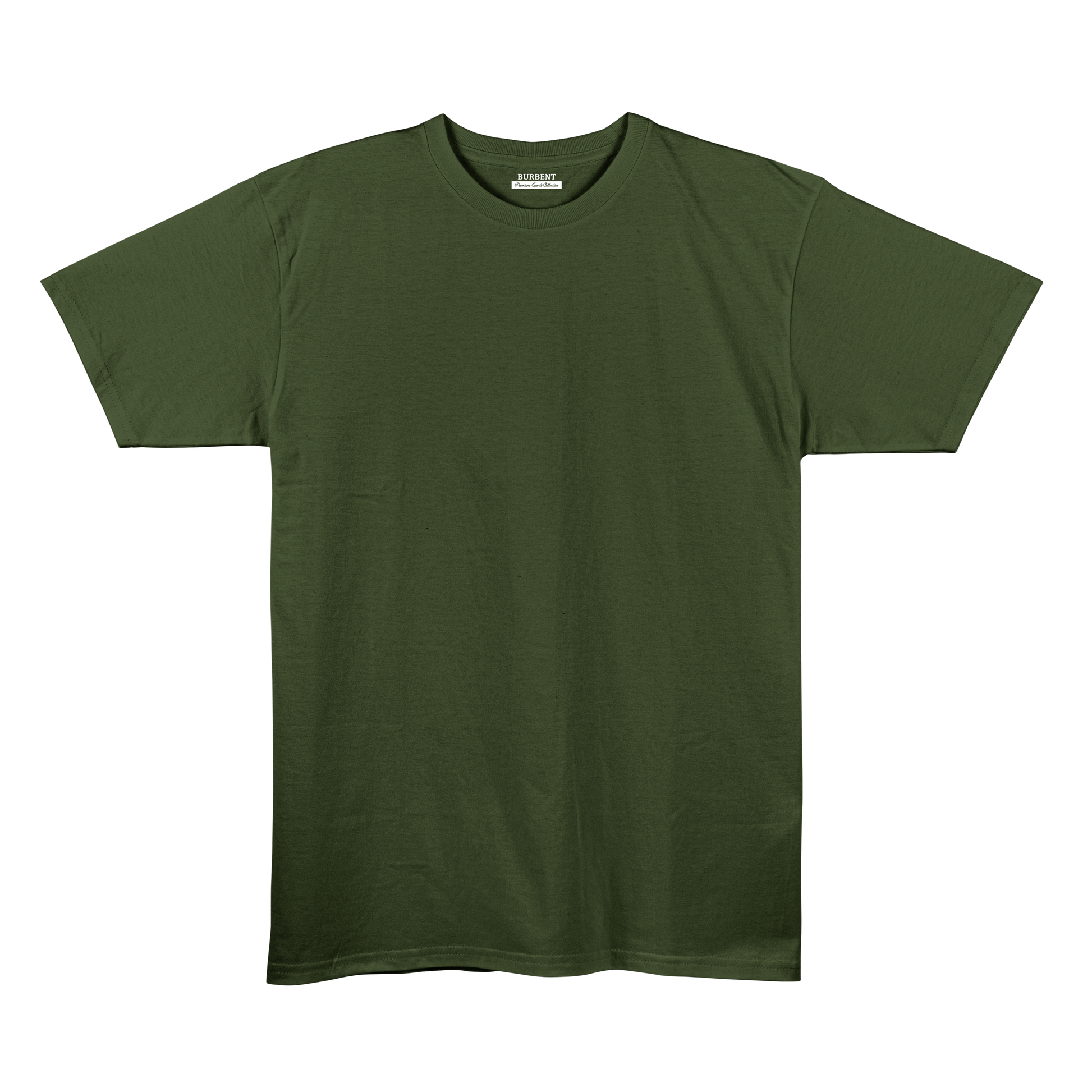Olive Green Unisex Regular Fit Tshirt - BURBENT®
