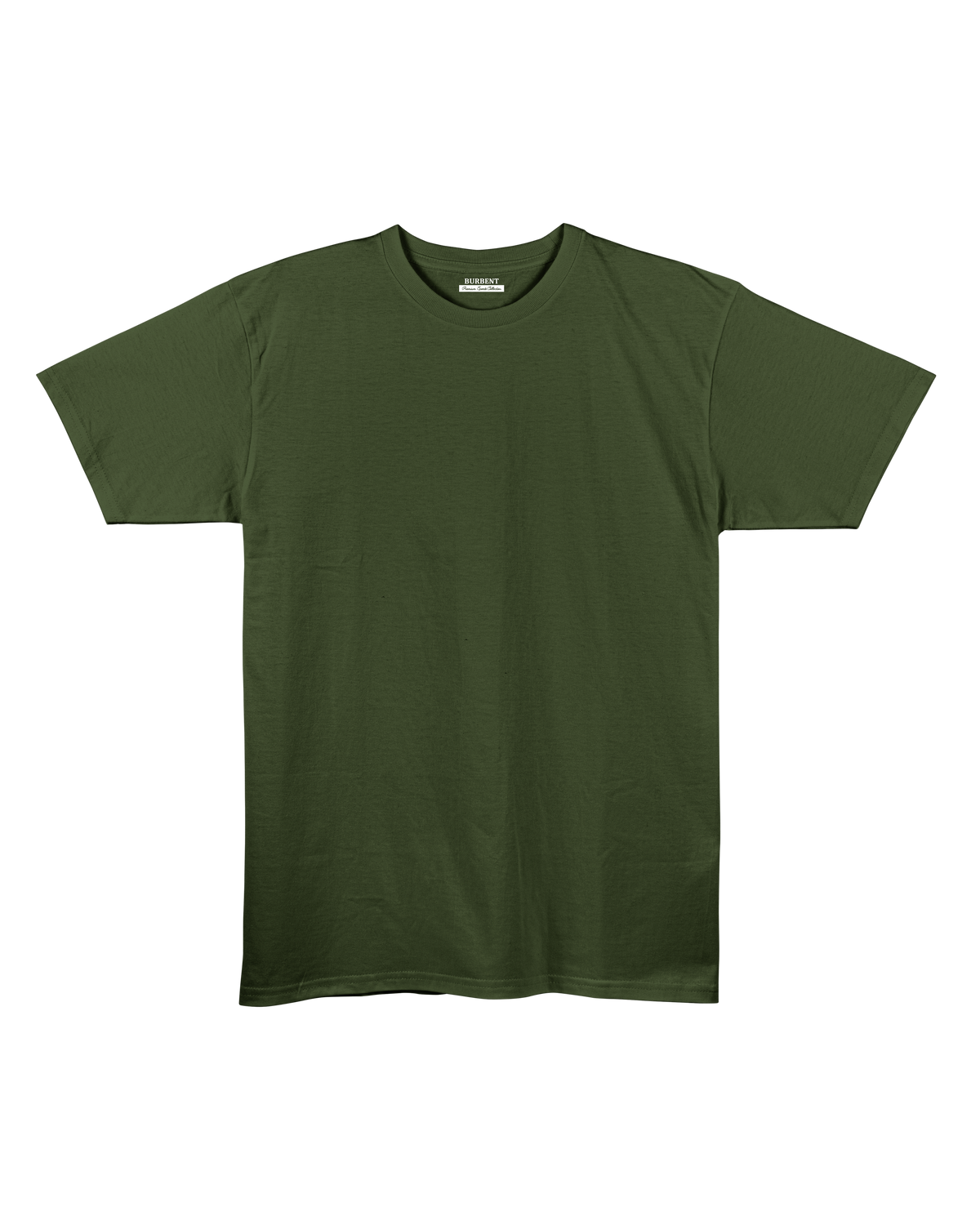 Olive Green Classic Unisex Cotton T-Shirt - BURBENT®