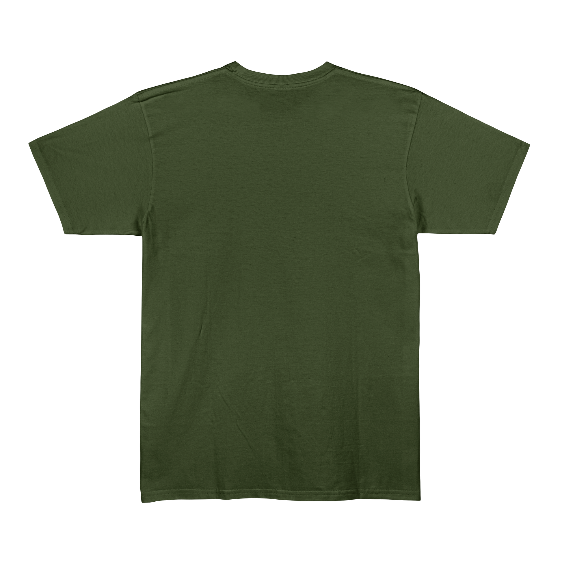 Olive Green Unisex Regular Fit Tshirt - BURBENT®