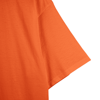 Orange Unisex Regular Fit Tshirt - BURBENT®