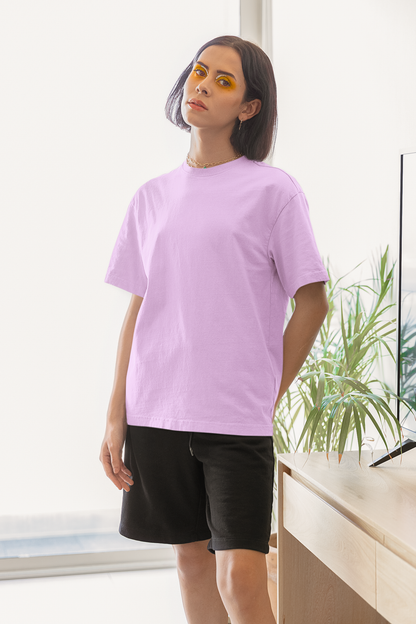 Lavender Oversized Fit Unisex Tshirt - BURBENT®