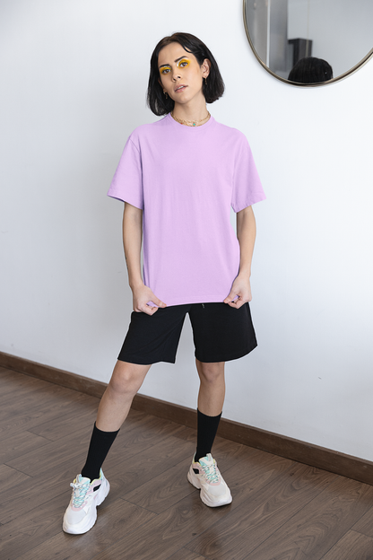 Lavender Oversized Fit Unisex Tshirt - BURBENT®