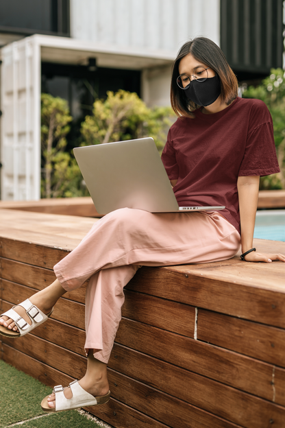 Maroon Oversized Fit Unisex Tshirt - BURBENT®