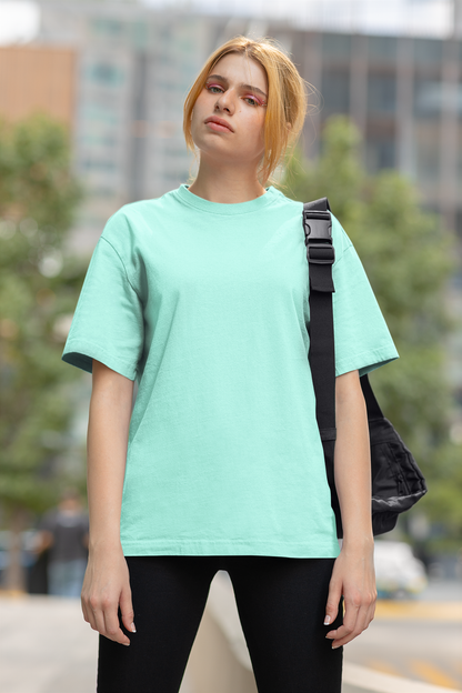 Mint Oversized Fit Unisex Tshirt - BURBENT®