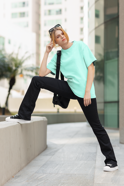 Mint Oversized Fit Unisex Tshirt - BURBENT®
