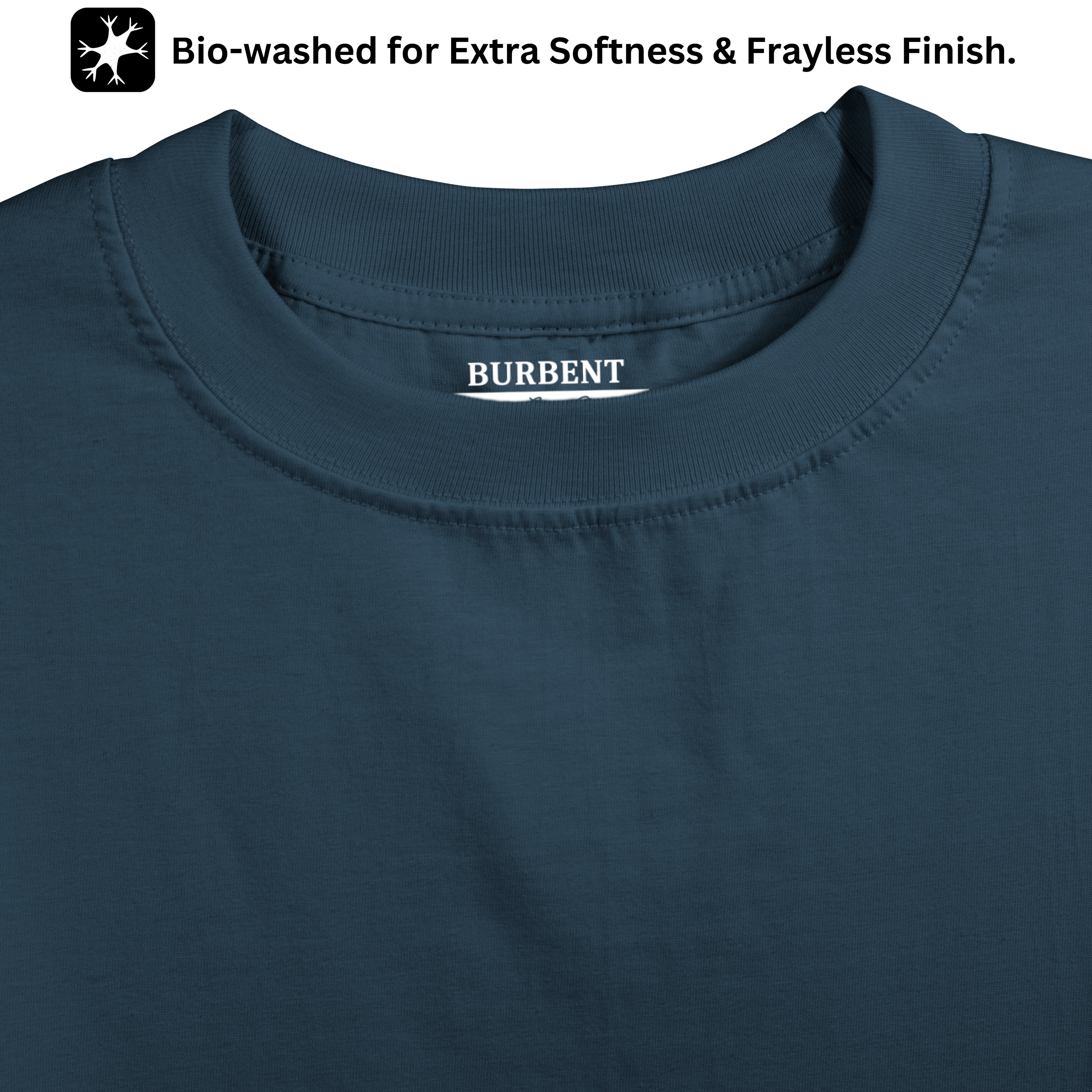 Petrol Blue Oversized Fit Unisex Tshirt