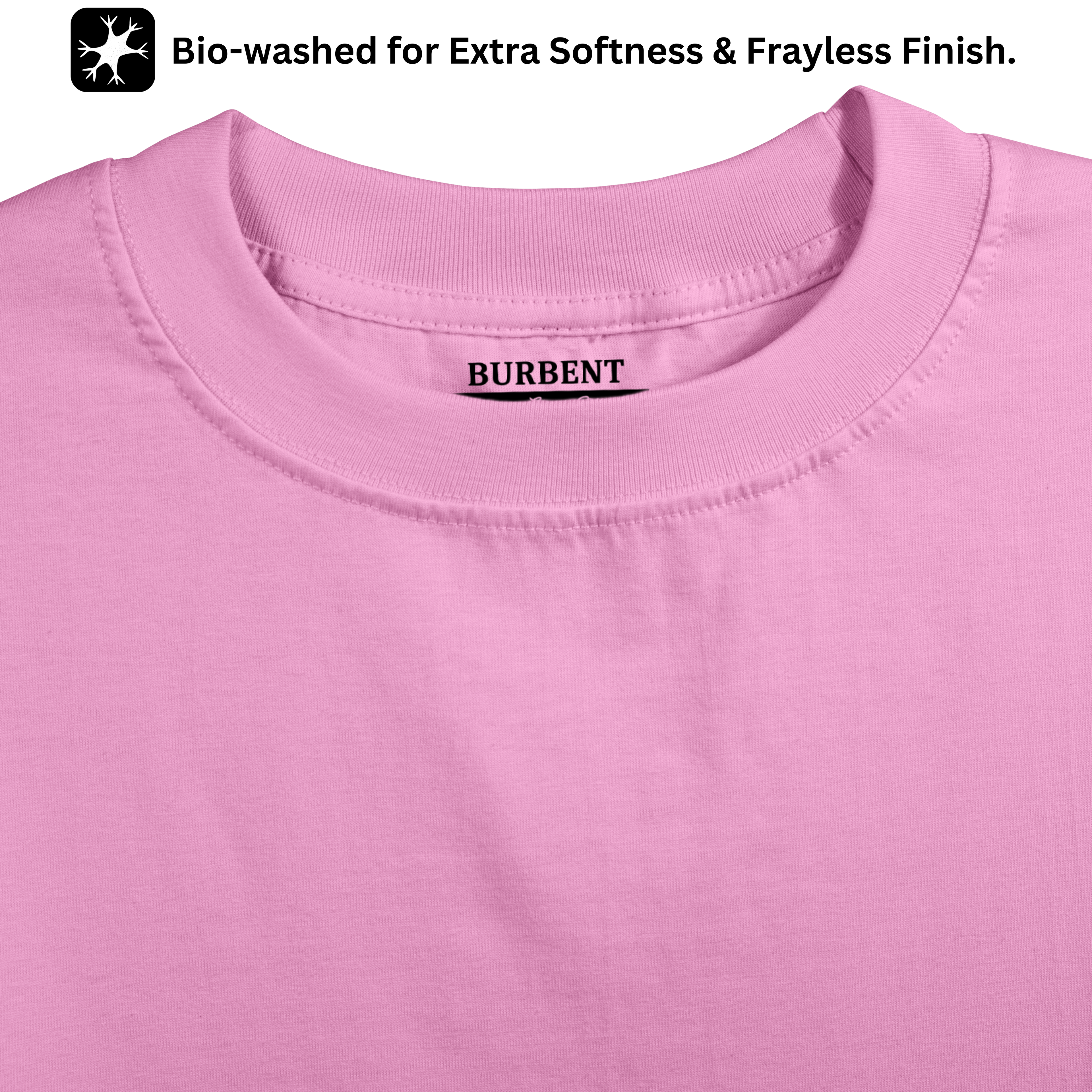 Baby Pink Oversized Fit Unisex Tshirt
