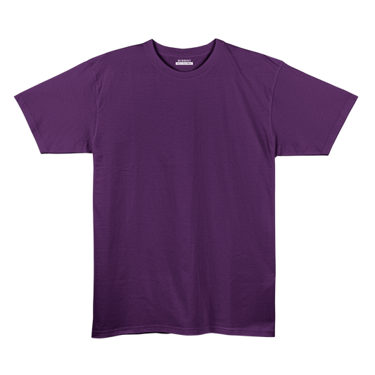 Purple Unisex Regular Fit Tshirt - BURBENT®