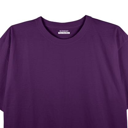 Purple Unisex Regular Fit Tshirt - BURBENT®